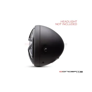 cafe 4 racer - 7" BIG Star Grill  CNC Headlight Guard  - MAX-INC  Headlight Grills 