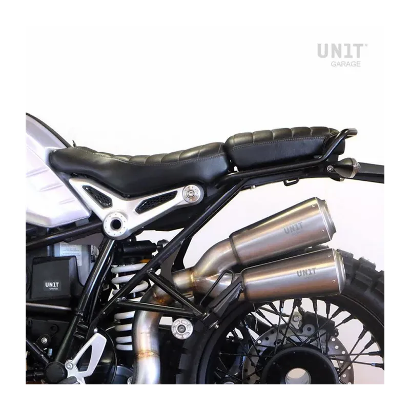 cafe 4 racer - Sella Biposto seat BMW RnineT Brown - UNIT GARAGE Seats 