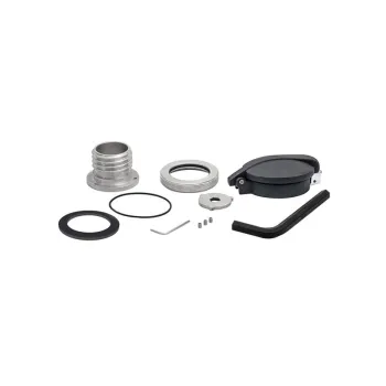 cafe 4 racer -  Monza Cap Kit for Triumph and HD - Black - Motone Fuel Caps 