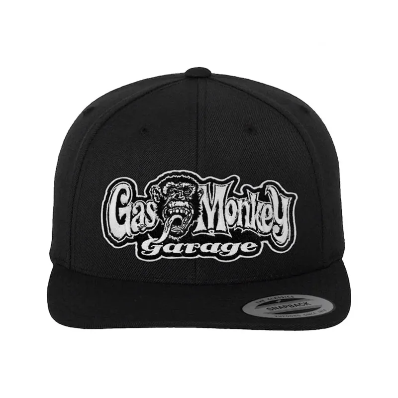 cafe 4 racer - GMG Snapback čiapka čierna - GAS MONKEYS GARAGE Šiltovka 