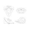 cafe 4 racer - Motone   Universal Solo Seat Pan Chop/Chopper/Bobber+Foam DIY KIT - Motone Bobber Solo Seats 