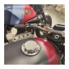 cafe 4 racer - BMW Airhead Monza Sada víčka nádrže stříbrná - Cafe4Racer Nádrže a uzávěry 