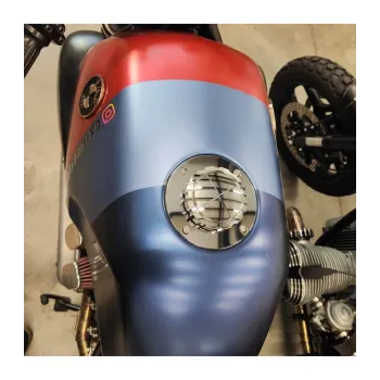 cafe 4 racer - BMW K75/100/1100 stříbrná se stříbrným uzávěrem - Cafe4Racer Víčka nádrží 