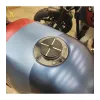 cafe 4 racer - BMW K75/100/1100 stříbrná s černým uzávěrem - Cafe4Racer Víčka nádrží 