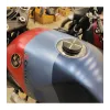 cafe 4 racer - BMW K75/100/1100 stříbrná s černým uzávěrem - Cafe4Racer Víčka nádrží 