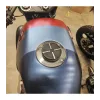 cafe 4 racer - BMW K75/100/1100 stříbrná s černým uzávěrem - Cafe4Racer Víčka nádrží 