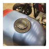 cafe 4 racer - BMW K75/100/1100 Čierny s čiernym uzávěrom s logem - Cafe4Racer Víčka nádrží 