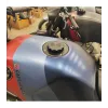 cafe 4 racer - BMW K75/100/1100 Čierny s čiernym uzávěrom s logem - Cafe4Racer Víčka nádrží 