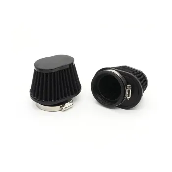 cafe 4 racer - Oval  51mm Air filter black - Cafe4Racer Air filters 