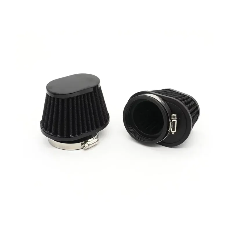cafe 4 racer - Oval  51mm Air filter black - Cafe4Racer Air filters 