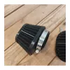 cafe 4 racer - Oval  51mm Air filter black - Cafe4Racer Air filters 