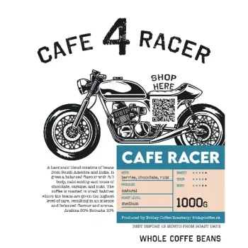 cafe 4 racer - Káva CAFERACER 1000g - Cafe4Racer Káva 