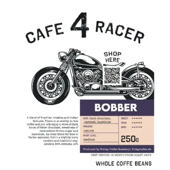 cafe 4 racer - Coffee BOBBER 250g - Cafe4Racer Coffee 