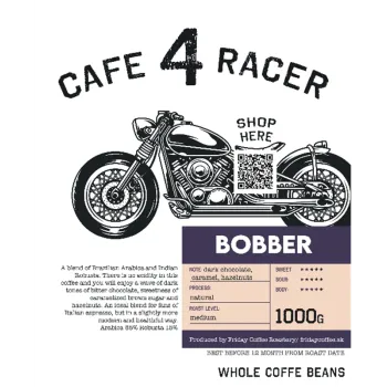 cafe 4 racer - Káva BOBBER 1000g - Cafe4Racer Káva 