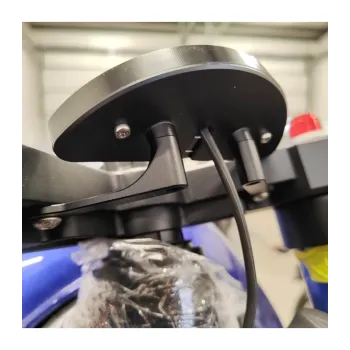 cafe 4 racer - Speedo Bracket Motogadget Motoscope PRO black - Rebelmoto Top triple tree / fork yokes  