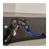 cafe 4 racer - Accossato radial brake master cylinder 19x18 Ready To Brake long blue folding lever RST - Accossato  Levers Brake & Clutch & Pistons 