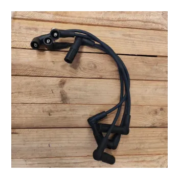 cafe 4 racer - Sada zapalovacích kabelů pro 16V  K100 K1100  a K75  8mm 4ks ČERNÁ - Cafe4Racer Kabely ke svíčkám 