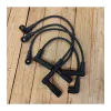 cafe 4 racer - Premium Quality Spark Plug Wire cable kit  Set for 16V K100 K1100 and K75 OEM lenght BLACK - Cafe4Racer Ignition cables 