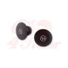 cafe 4 racer - HIGHSIDER CNC cover caps for M10, black matt - Highsider Bar Ends 4054783426911