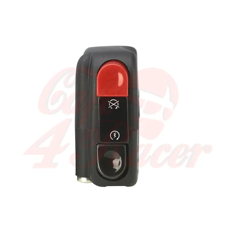 cafe 4 racer - Domino Electric Control switch ENGINE Start/Stop - Domino & Tommaselli 22mm & 7/8 inch 8033900004825