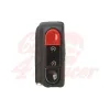 cafe 4 racer - Domino Electric Control switch ENGINE Start/Stop - Domino & Tommaselli 22mm & 7/8 inch 8033900004825