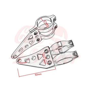 cafe 4 racer - Držák světla 41mm černý - Cafe4Racer Držáky světlometů 