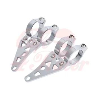 cafe 4 racer - Headlight holder 41mm chrome - Cafe4Racer Headlights brackets & holders 