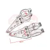 cafe 4 racer - Headlight holder 41mm chrome - Cafe4Racer Headlights brackets & holders 